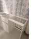 1800MM White Laundry Tub-Plywood Cabinet&Marble Bench with Sink